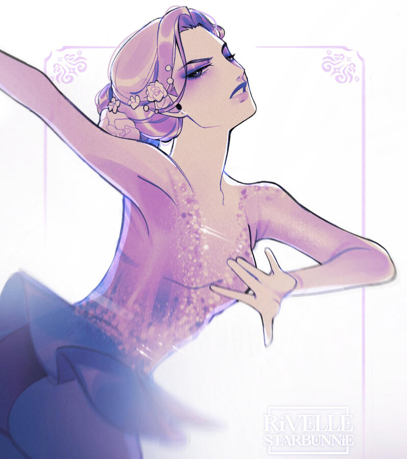 [oc] Aella Ice skater AU